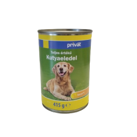 Kutyaeledel Privát konz. 415g baromfi